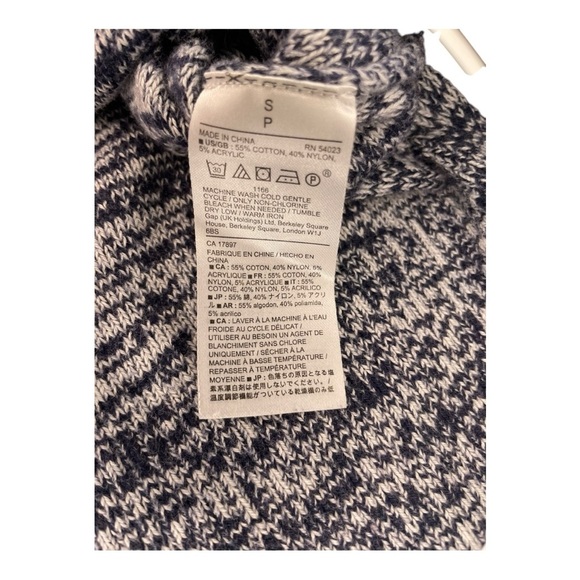 GAP Blue Knit Hoodie - Picture 6 of 10